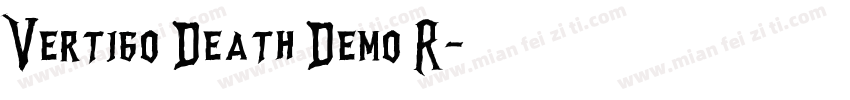 Vertigo Death Demo R字体转换